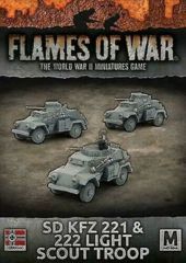 SD KFZ 221 & 222 Light Scout Troop: GBX112